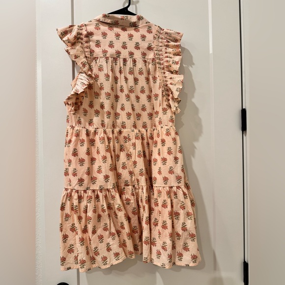 Floral Ruffle Dress - Pink - Picture 3 of 3